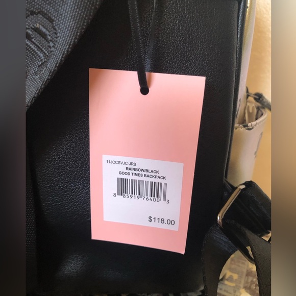 Juicy Couture Gold with Rainbow Hue Small Backpack NWT - Picture 7 of 7